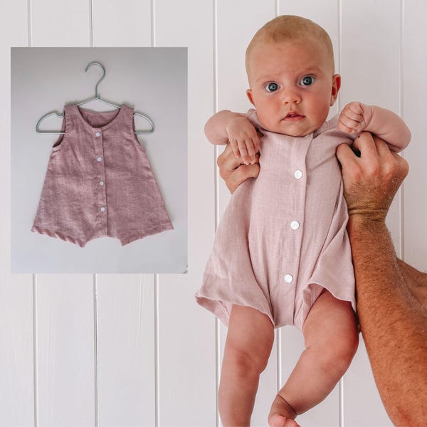 Baby & Kids Romper Sewing Pattern: Unisex Design | 0-12 Years | (PDF Digital Download)