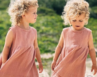 Summer Dress Sewing Pattern | PDF Digital Download | Beginner-Friendly Girls Dress | Baby & Toddler Dress Pattern | Instant Download