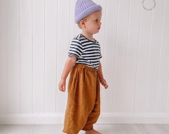 Harem Pants Sewing Pattern: Baby & Kids Knit or Woven (PDF Pattern)