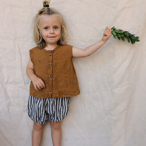 Set of Baby Bloomer Pattern - Baby Shirt Pattern | Baby Shorts Pattern | Baby Bloomers with Quick Sewing Pattern | Baby Girls Outfits