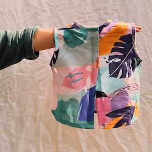 Kids Vest Sewing Pattern | Kids Top PDF Sewing Pattern | Toddler Shirt Pattern | Easy Kids Sewing Pattern | Instant Download