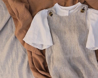 Girls Pinafore Dress Sewing Pattern: Beginner-Friendly (PDF)