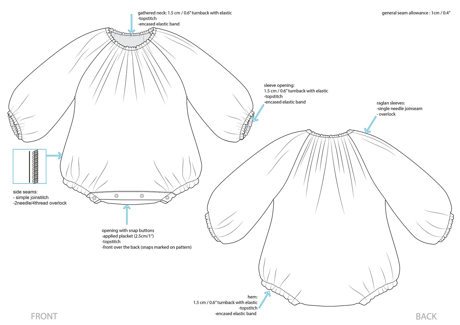 Baby Girl Romper / EASY Sewing Pattern PDF / Baby Playsuit / Etsy