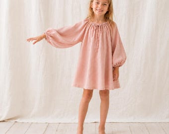 Daisy Dress PDF Sewing Pattern: Girls Sizes 0/6M–12Y (Pattern)