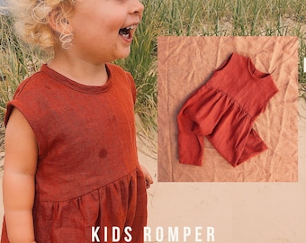 Baby & Toddler Romper Sewing Pattern | PDF Sewing Pattern | Baby Clothes Pattern |Beginner-Friendly | Instant Download