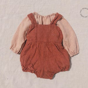 Baby Strampler PDF Schnittmuster | Baby Jungen und Baby Mädchen Overall | Schnittmuster Kleinkind | Anfänger Strampler | Sofort Download