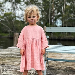 Long Sleeve Dress Sewing Pattern | PDF Sewing Pattern for Girls, Toddlers & Kids | Baby Dress Pattern | Easy Beginner-Friendly Download