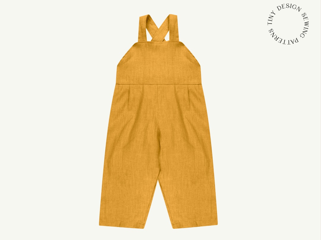 Kids Overall Linen Jumpsuit PDF Pattern Romper Pattern / Toddlers Baby Boy / Baby Girl Romper