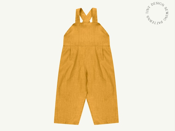 Kids Overall Linen Jumpsuit PDF Pattern Romper Pattern / Toddlers Baby Boy  / Baby Girl Romper Easy DIY Sewing Pattern Photo Tutorial - Etsy