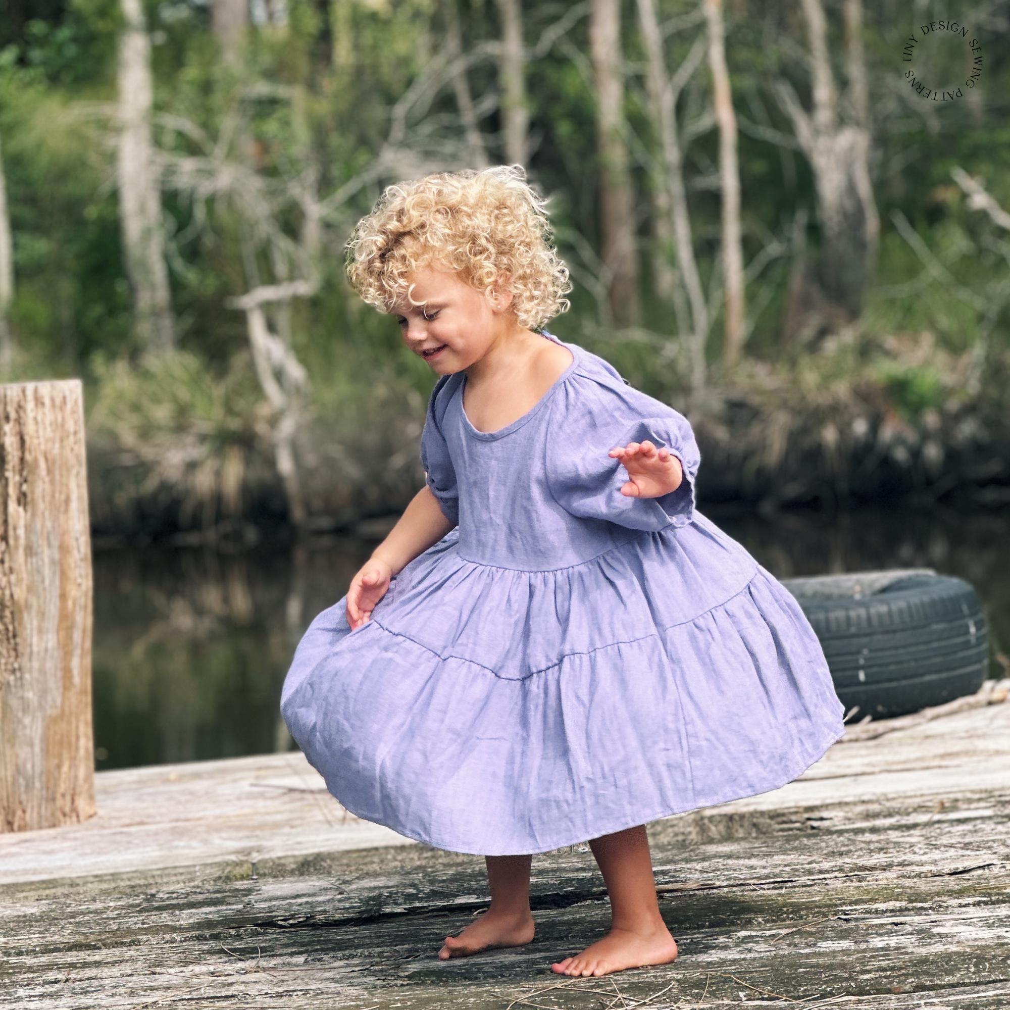 10127 Pattern Girls Smock Dress PDF Sewing Pattern: Beginner-friendly (instant ...