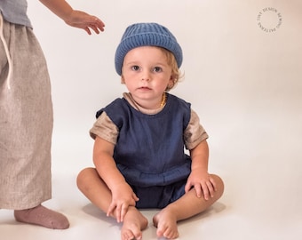 Baby & Toddler Romper Sewing Pattern | Baby Boy and Girl Romper | Linen Romper Pattern | PDF Jumpsuit Pattern | Instant Download