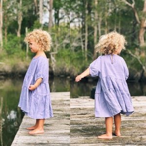 Mädchen Kleid PDF Schnittmuster | Kleinkind Kleid Schnittmuster | Baby Kleid Schnittmuster | Anfängerfreundliches Kinderkleid-Muster | Sofort Download