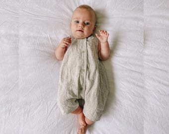 Easy Baby Romper Sewing Pattern: Boy Girl Newborn to 6 Years (PDF Download)