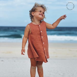 Summer Dress Sewing Pattern | PDF Sewing Pattern for Girls | Baby & Toddler Dress Pattern | Beginner-Friendly | Instant Download