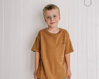 Kids Relaxed Fit T-Shirt Sewing Pattern: Easy Baby & Toddler (PDF Pattern)