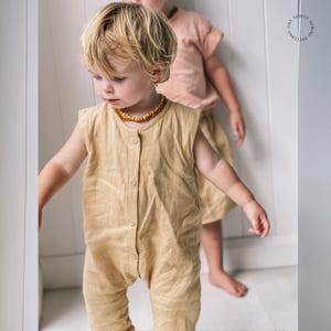 Baby Romper Sewing Pattern | Jumpsuit PDF Pattern | Baby Boy & Girl Romper | Kids Clothes Sewing Pattern | Toddler Romper Pattern | Instant