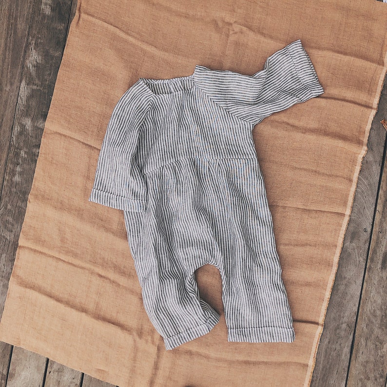Vintage Romper Pattern for Baby Baby Linen Jumpsuit Baby Etsy