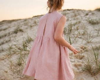 Girls Summer Dress Sewing Pattern: Beginner Smock Dress | Knit or Woven Fabric (Digital Download)