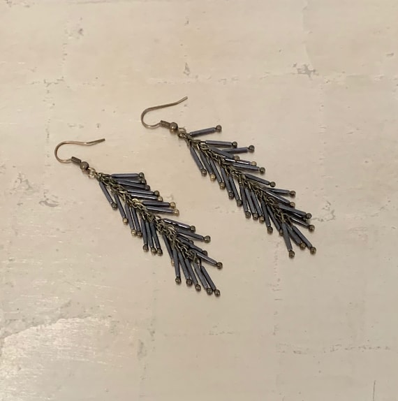 Metal Fringe Earrings