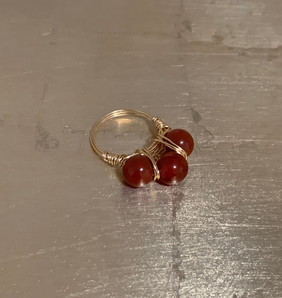 Carnelian Ring Etsy