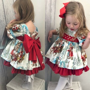 etsy baby girl christmas dress