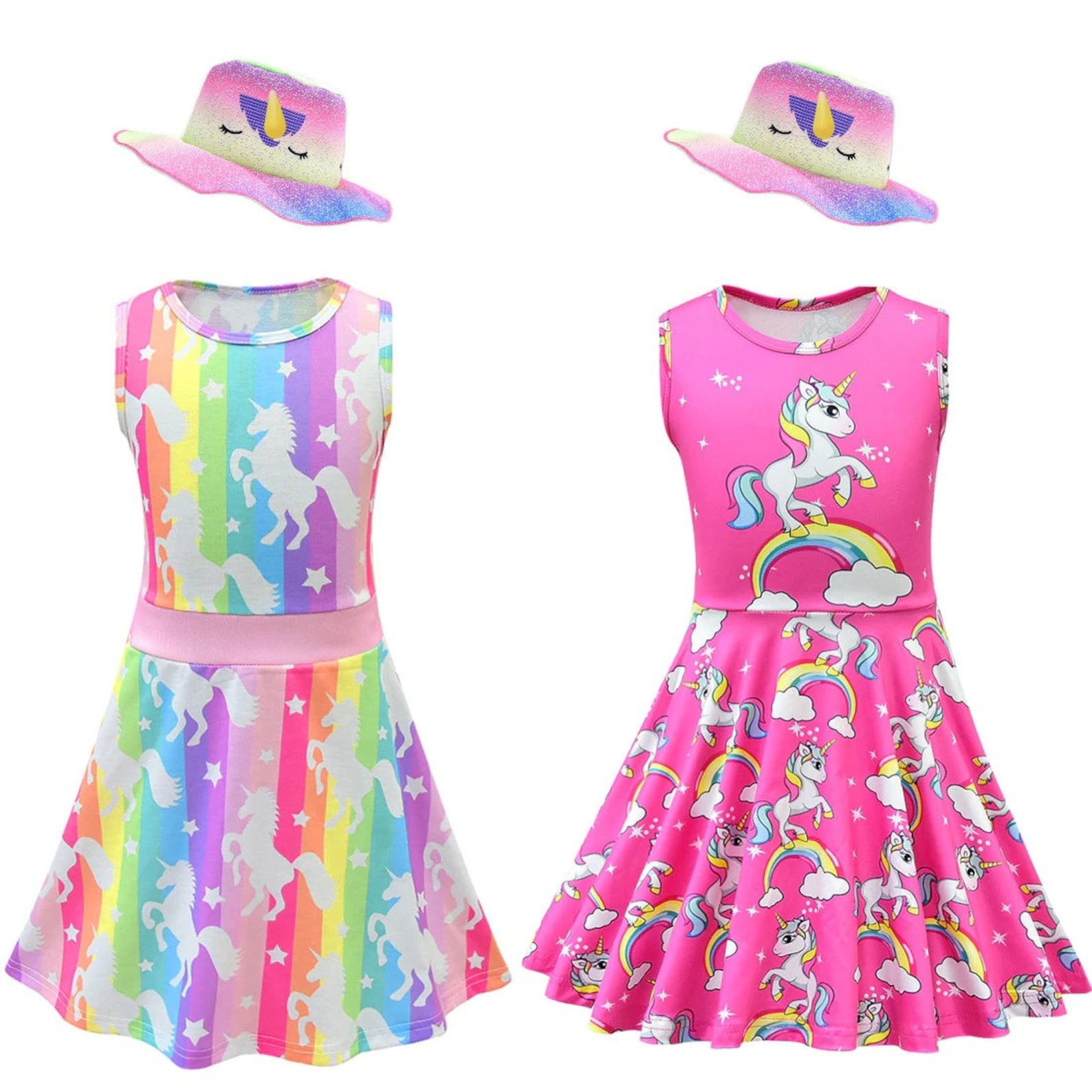 Unicorn Clothes Set Kids Baby Girls Summer Outfits Vêtements Etsy France