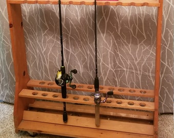 PLANS for Fishing Rod Rack 