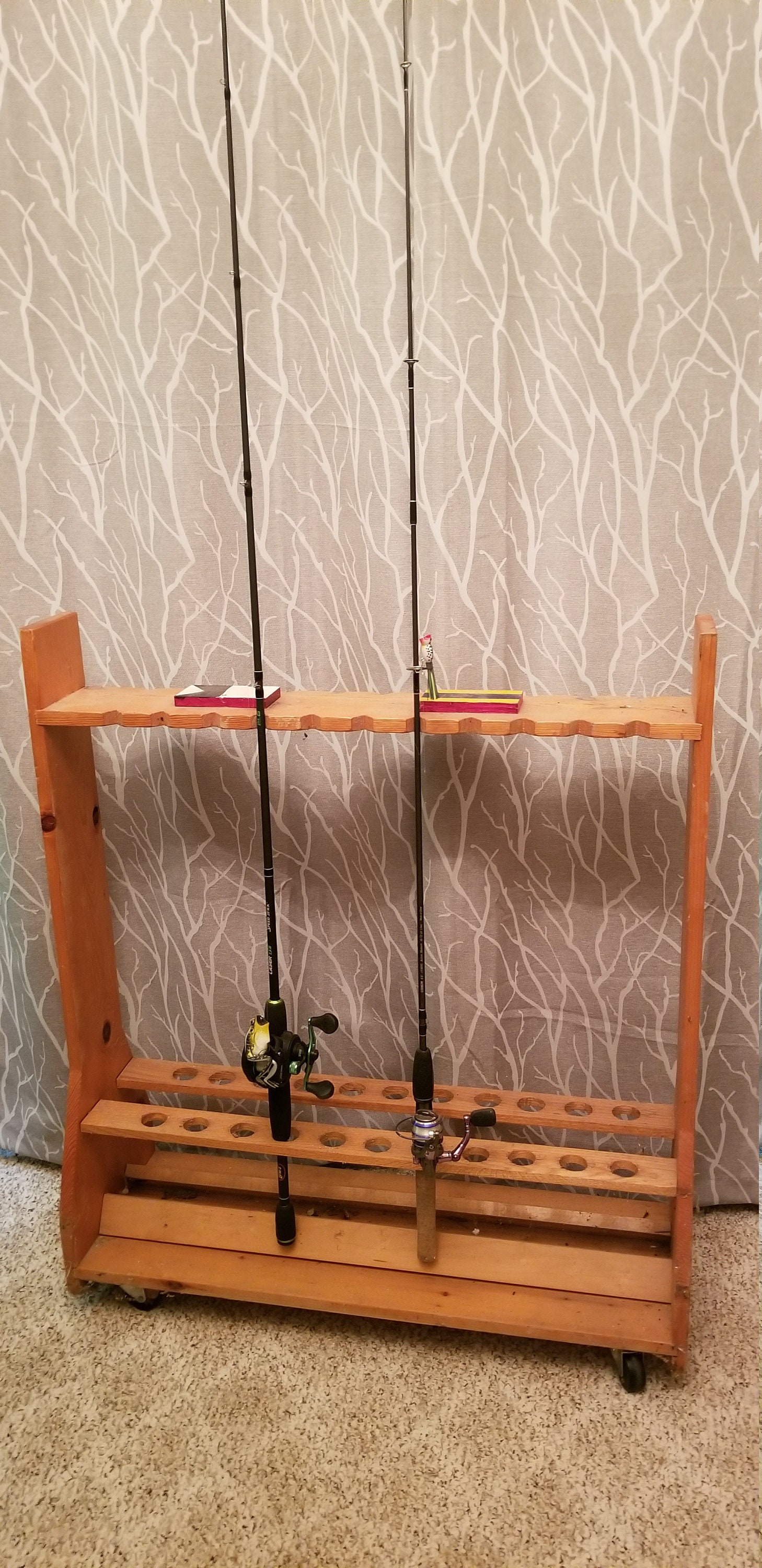 PLANS for Fishing Rod Rack -  Canada