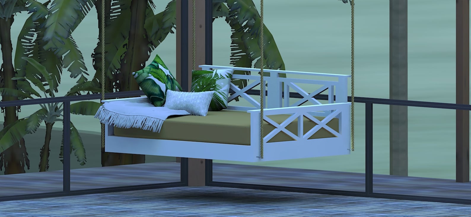 DIY Porch Swing Bed PLANS for Full Size Mattress Etsy