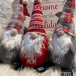 Personalisierte Zwerge//Weihnachts-Wichtel//Personalisiertes Geschenk//Weihnachtsdekoration//Weihnachtsdekoration//Personalisiert