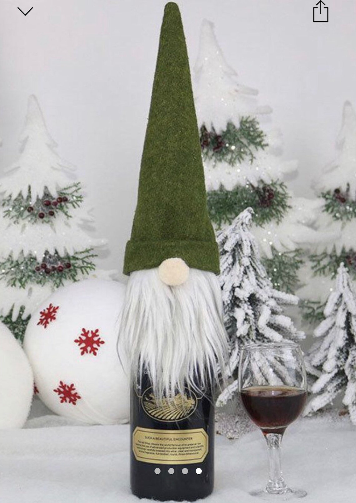 Gnome Wine Bottle Topper//gnomes//wine Gift//bottle Etsy