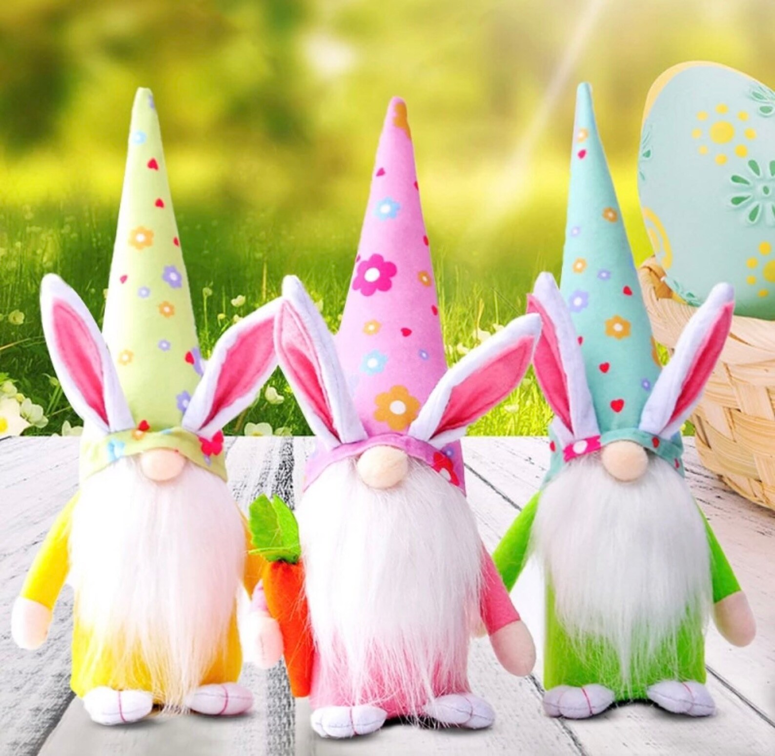 Easter Bunny Gnome//Easter Gnome//Standing Gnome//Personalized Etsy