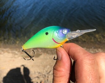 1.5 Deep Diver Custom Crankbait Citrus Shad Colorshift
