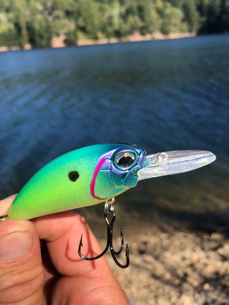 1.5 Deep Diver Custom Crankbait Citrus Shad Colorshift