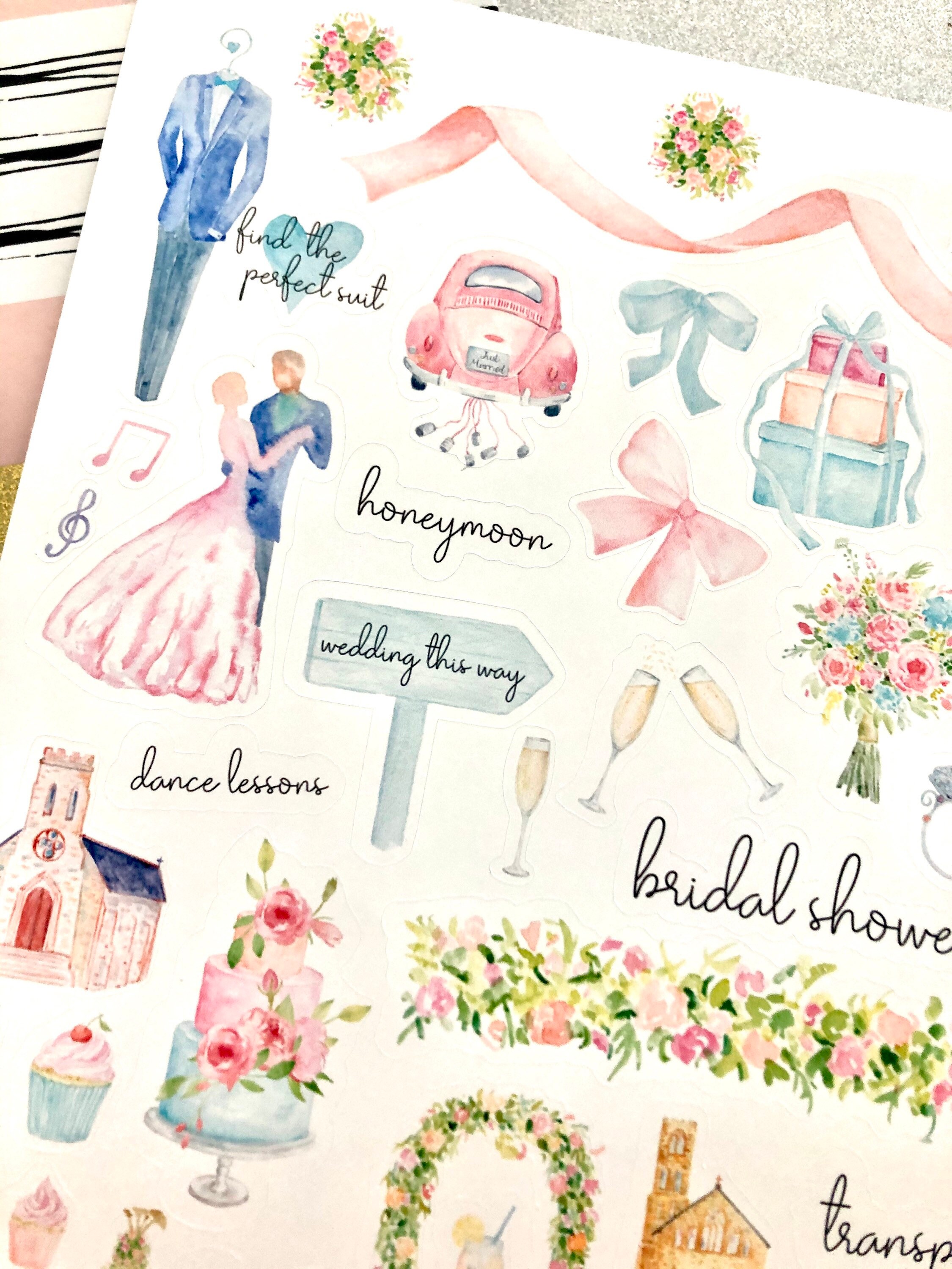Wedding Planner Sticker Book