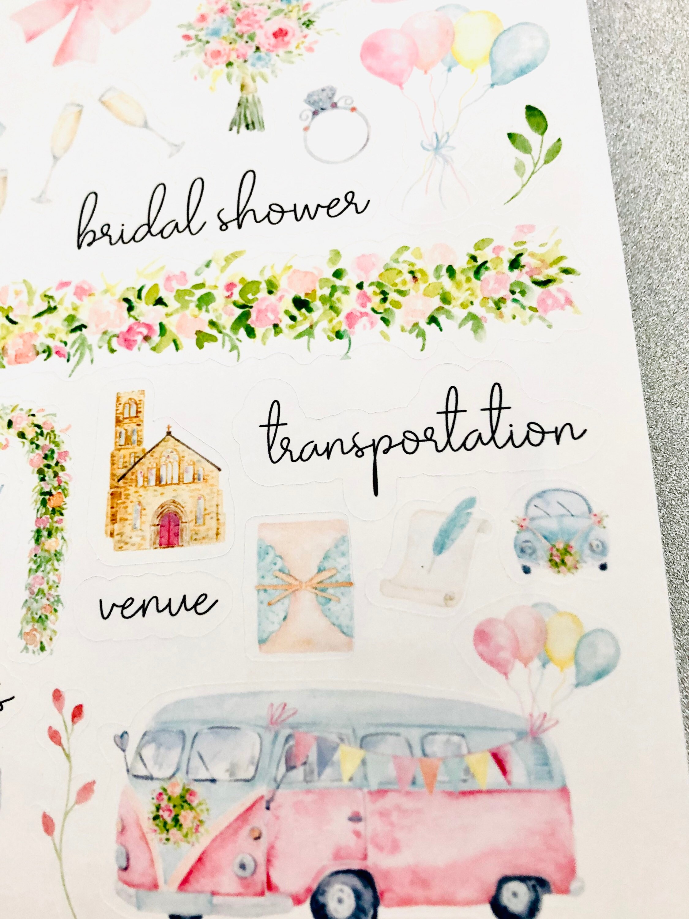 Wedding Sticker Set for Planners