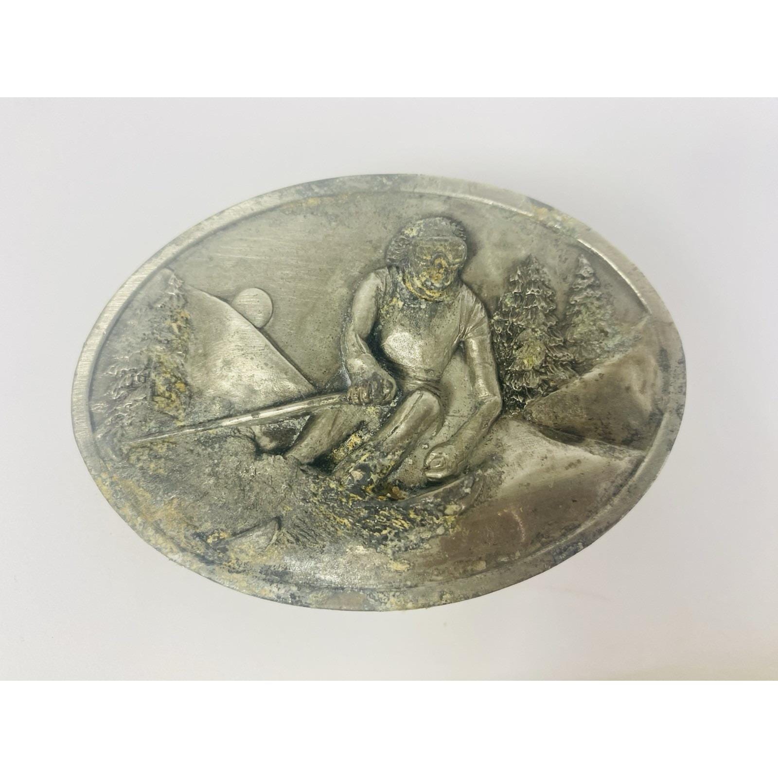 Vintage Ski Belt Buckle - Etsy display picture 3