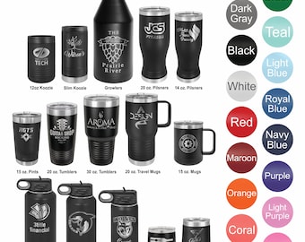 Laser Etched Custom Tumbler | Insulated Tumbler | Personalized Tumbler