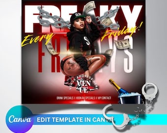 Editable Freaky Friday Flyer
