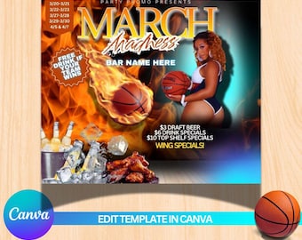 Editable March Madness Flyer