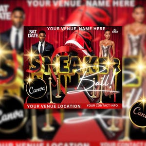 Sneaker Ball Bearbeitbare Vorlage