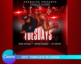 Editable "Twerk" Flyer