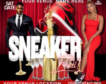 Sneaker Ball Editable Template