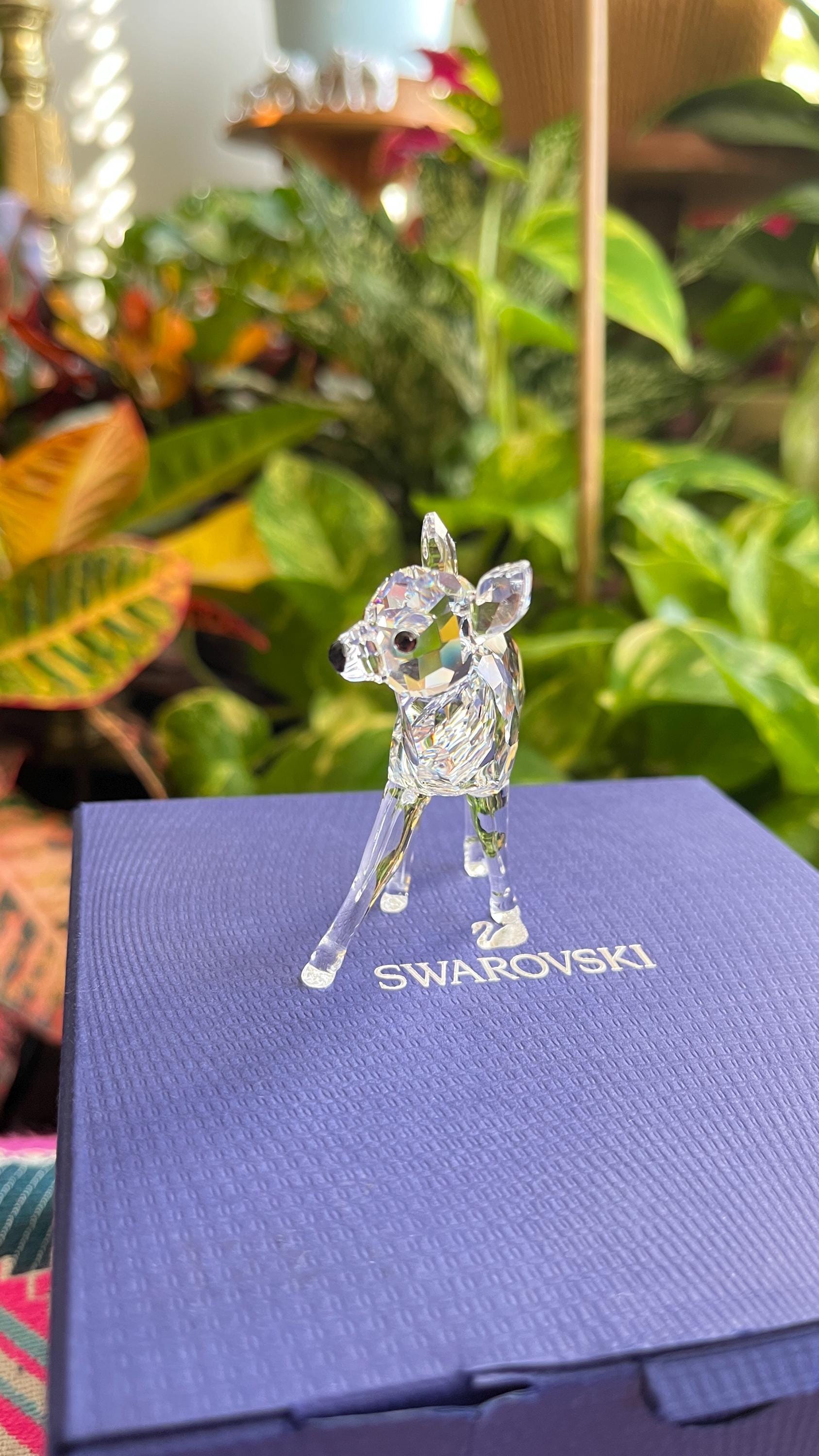 Swarovski Crystal Figurine Deer Fawn 235045 With Original Box and