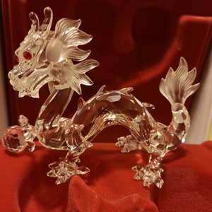 Swarovski Crystal 1997 SCS Fabulous Creature Dragon Mint in Box