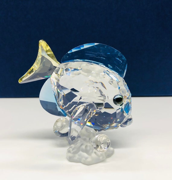 Swarovski クリスタル 魚の置物 Swarovski Crystal Tang Fish: 2007 SCS Wonders of the Sea