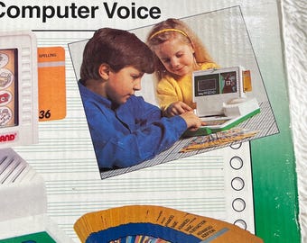 Vintage 1986 Vtech Talking Whiz Kid Learning Laptop Computer