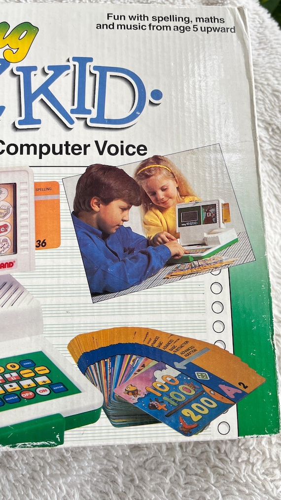 Vintage 1986 Vtech Talking Whiz Kid Learning Laptop Computer