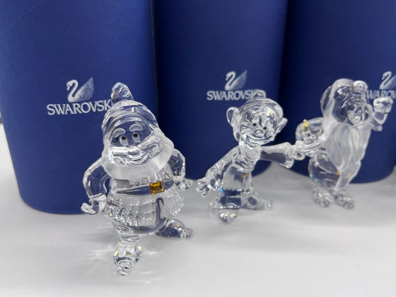 Swarovski Snow White Dwarfs Doppy ,sleepy,happy - Etsy
