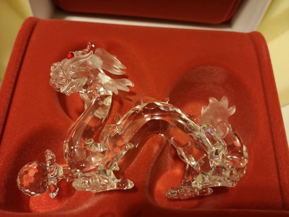 Swarovski Crystal Dragon, 1997 SCS Creature, Signed Stamey - Etsy